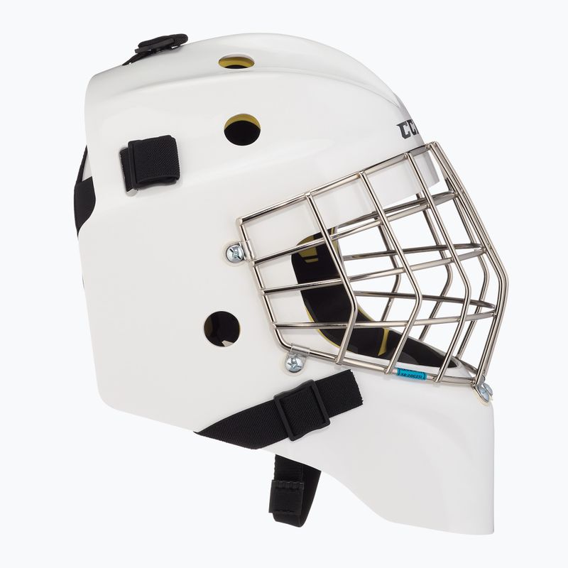 Maska bramkarska dziecięca CCM Axis white 3