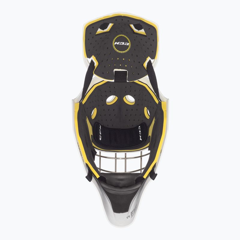 Maska bramkarska dziecięca CCM Axis white 5