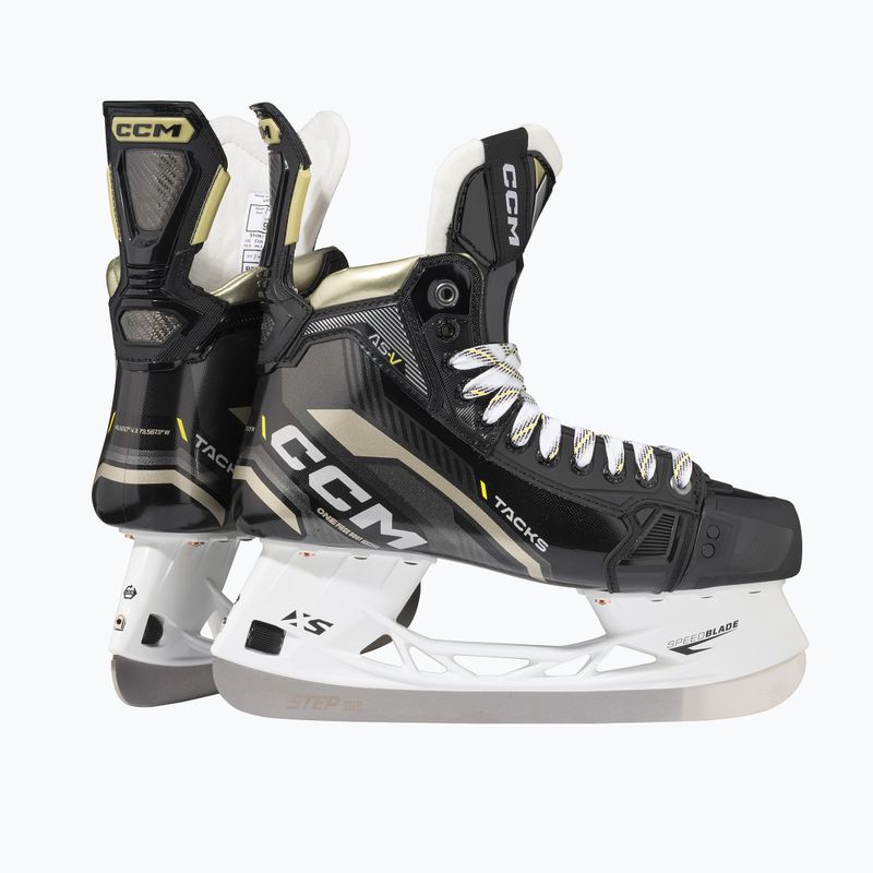 Łyżwy hokejowe męskie CCM Tacks AS-V SR WIDE black