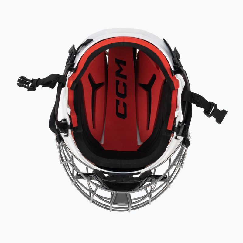 Kask hokejowy dziecięcy CCM Tacks 70 Combo white 5