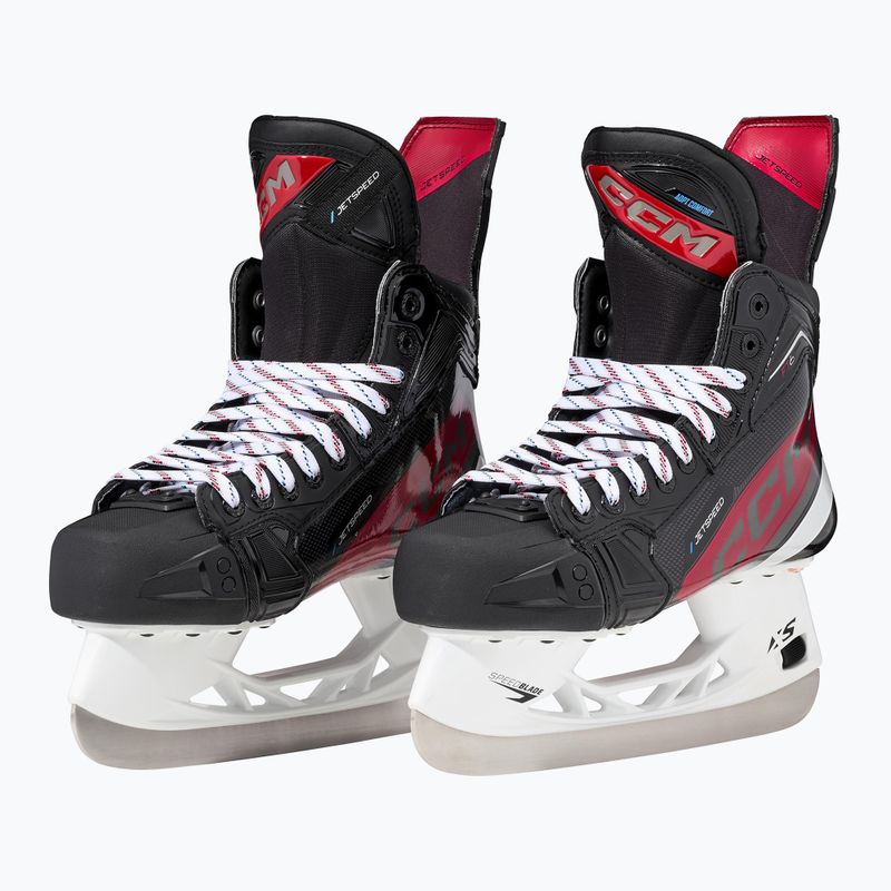 Łyżwy hokejowe męskie CCM JetSpeed FT6 SR black 4