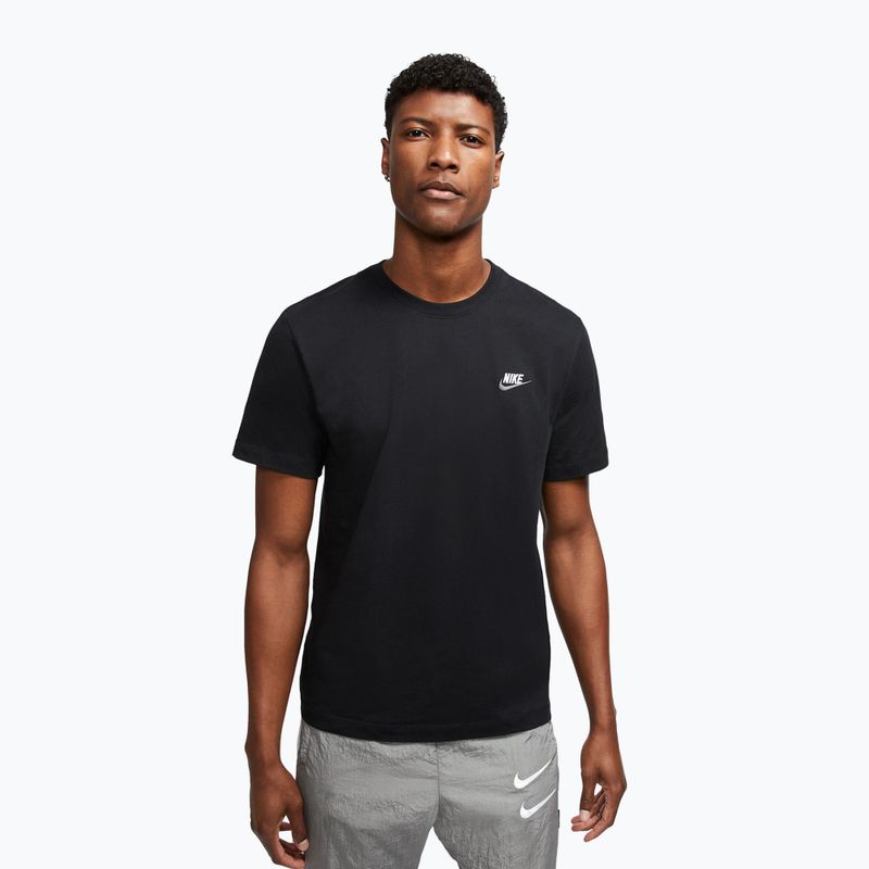Koszulka męska Nike Sportswear Club black/white/dark grey