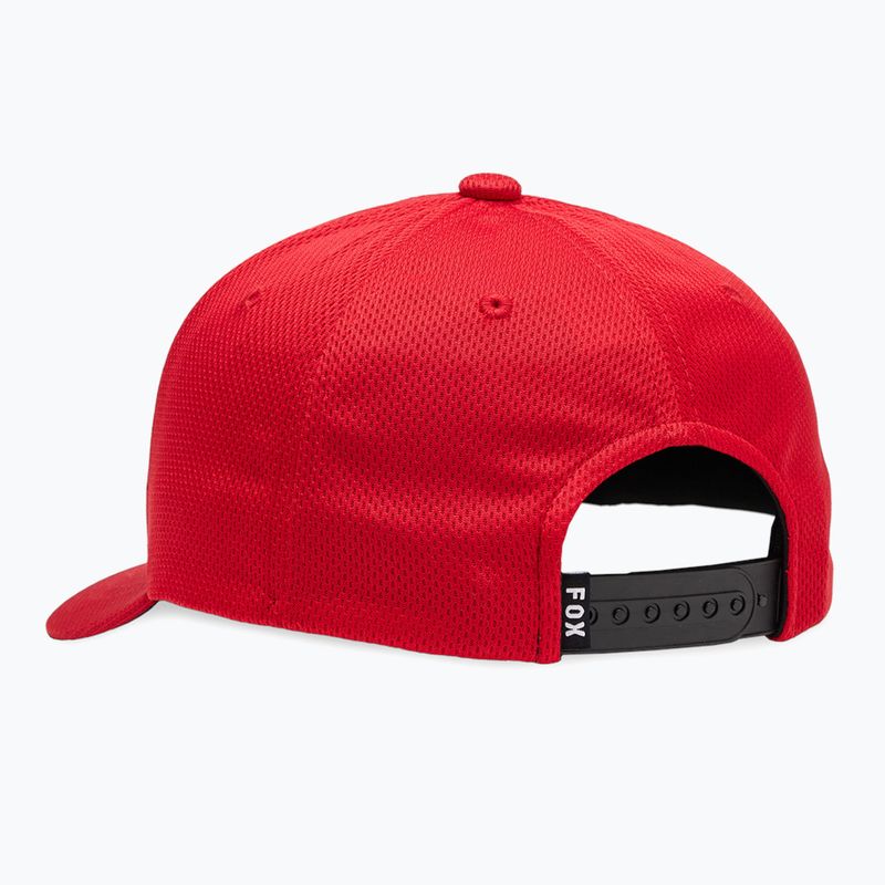 Czapka z daszkiem dziecięca Fox Racing Lithotype 110 Sb Jr flame red 2