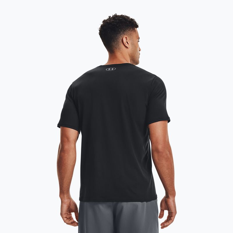 Koszulka męska Under Armour Sportstyle Left Chest black/black 2