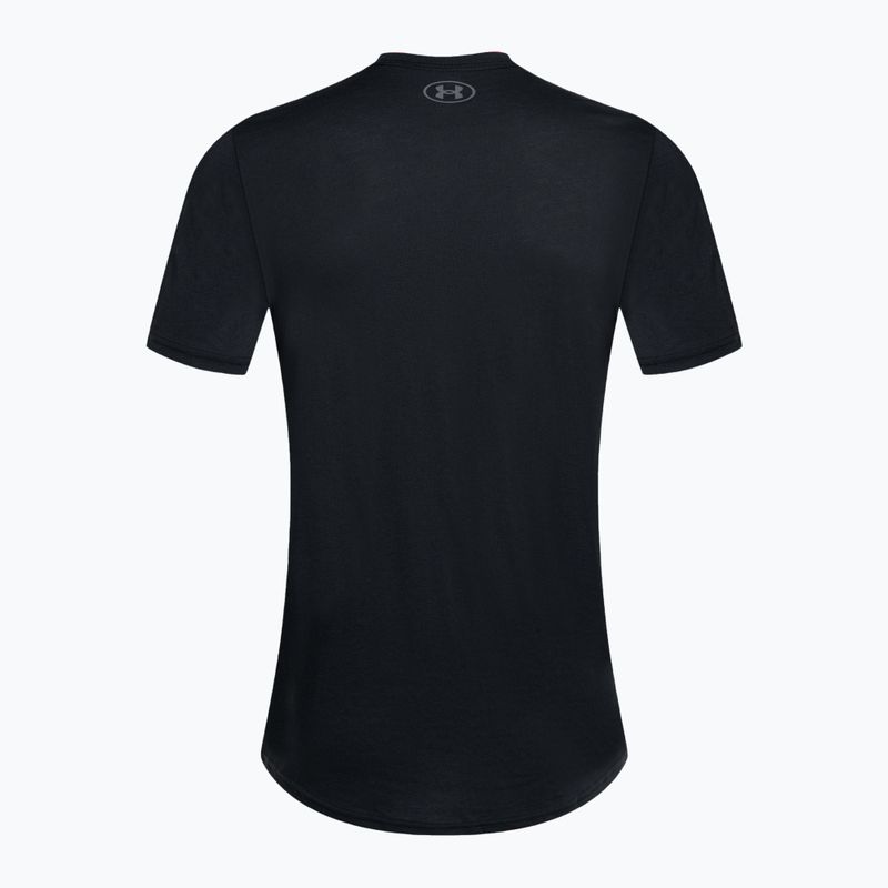 Koszulka męska Under Armour Sportstyle Left Chest black/black 5