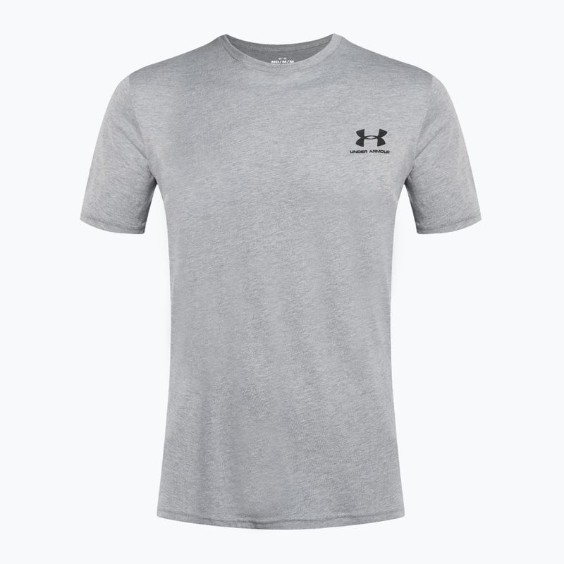 Koszulka męska Under Armour Sportstyle Left Chest steel light heather/black 4