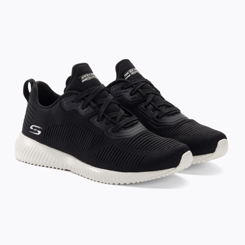 Buty damskie SKECHERS Bobs Sport Squad Tough Talk black 5