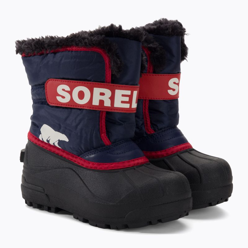 Śniegowce juniorskie Sorel Snow Commander nocturnal/sail red 4