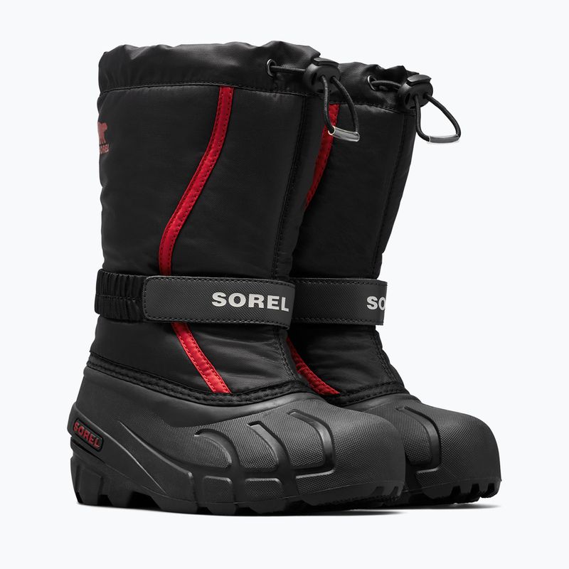 Śniegowce juniorskie Sorel Flurry Dtv black/bright red 9