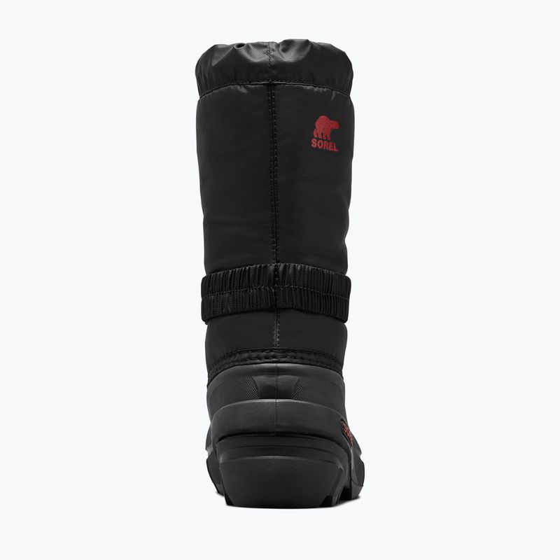 Śniegowce juniorskie Sorel Flurry Dtv black/bright red 10