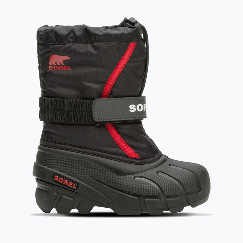Śniegowce dziecięce Sorel Flurry Dtv black/bright red 7