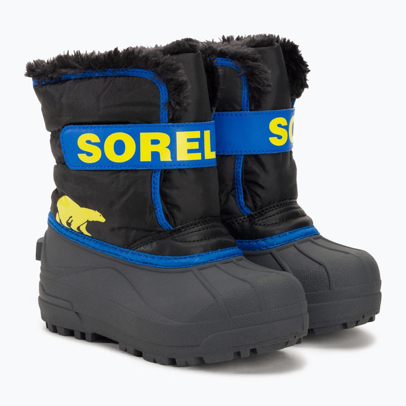 Śniegowce juniorskie Sorel Snow Commander black/super blue 4
