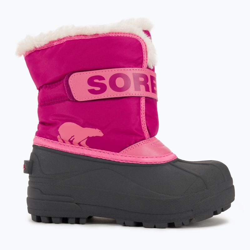 Śniegowce juniorskie Sorel Snow Commander tropic pink/deep blush 2