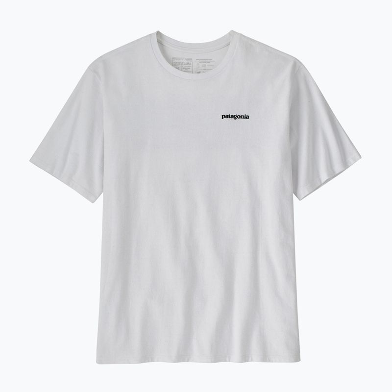 Koszulka męska Patagonia P-6 Logo Responsibili-Tee white 3