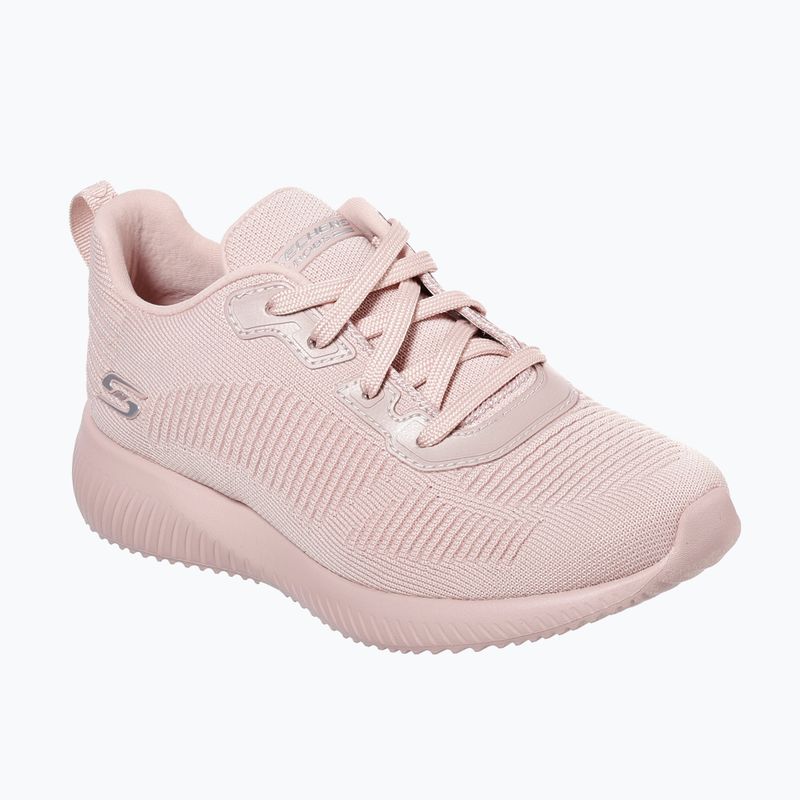Buty damskie SKECHERS Bobs Sport Squad Tough Talk pink 8