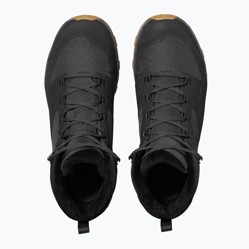 Buty zimowe męskie Salomon Outsnap CSWP black/ebony/gum1a 14