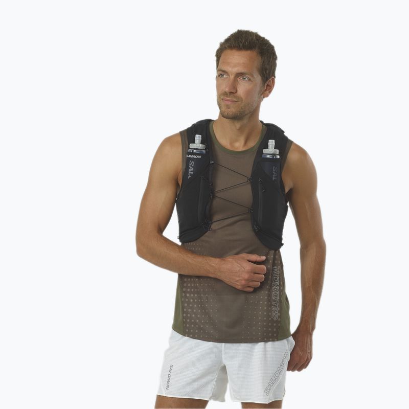 Kamizelka do biegania Salomon ADV Skin 12 Set black/ebony 7