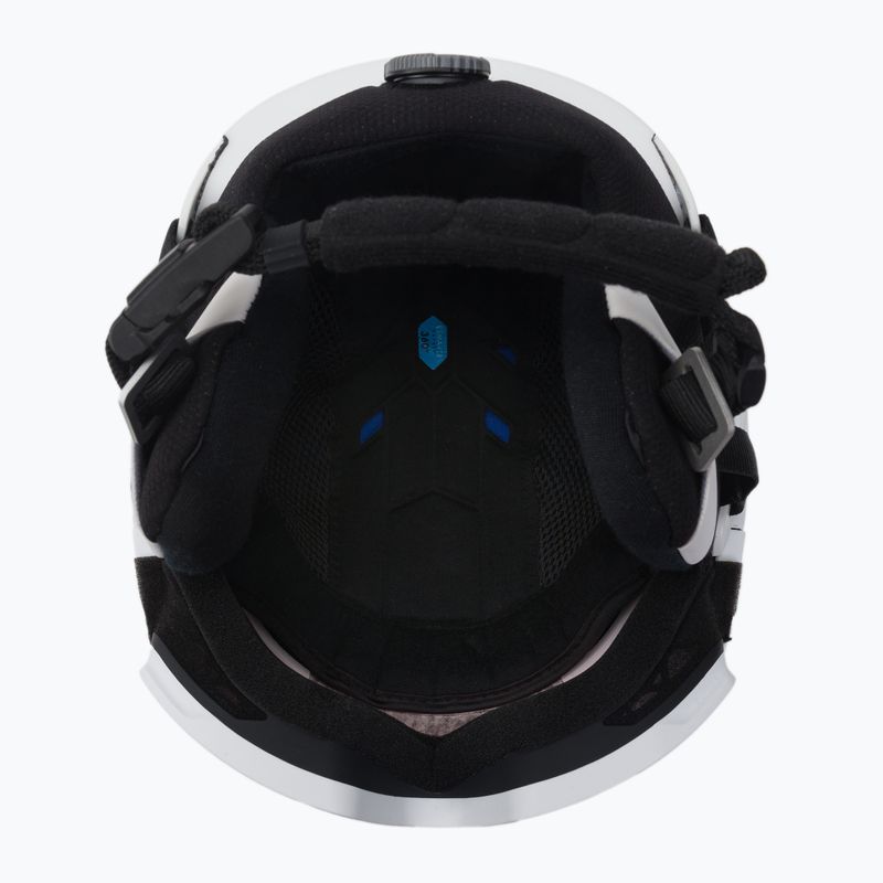 Kask narciarski Salomon Driver Prime Sigma Plus white/silver pink/sky blue 5