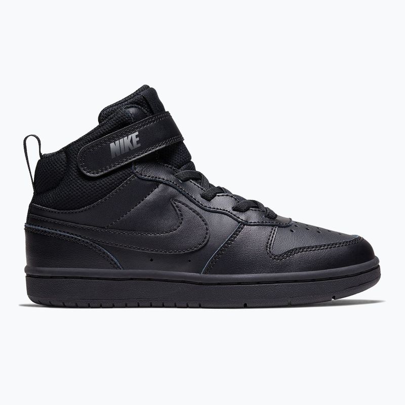Buty dziecięce Nike Court Borough Mid 2 black/black/black 8