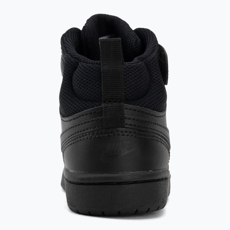 Buty dziecięce Nike Court Borough Mid 2 black/black/black 6
