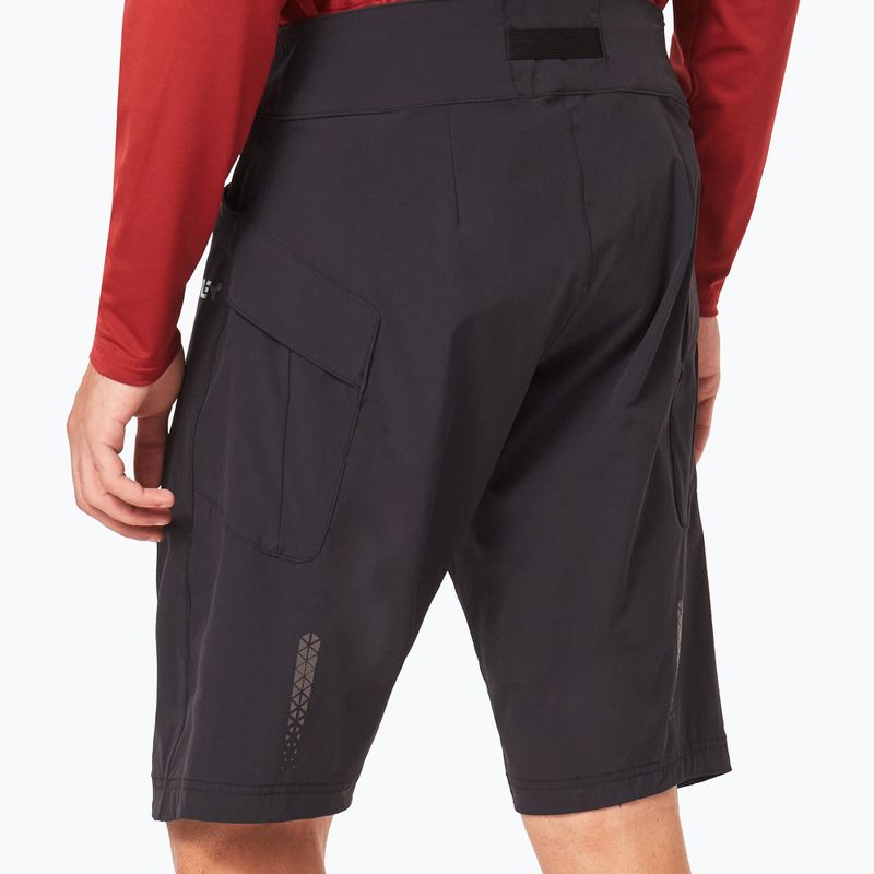 Spodenki rowerowe męskie Oakley Drop In MTB blackout 4
