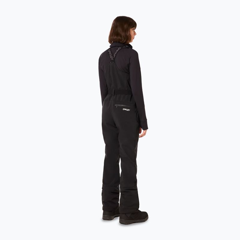 Spodnie snowboardowe damskie Oakley TNP Harper Softshell Bib blackout 2
