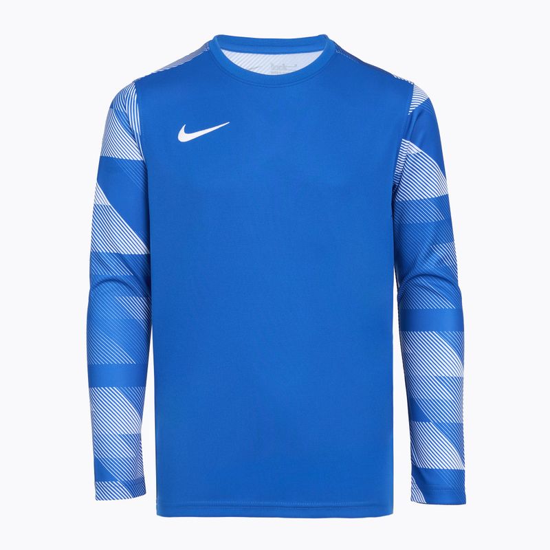 Bluza piłkarska dziecięca Nike Dri-Fit Park IV Goalkeeper royal blue/white