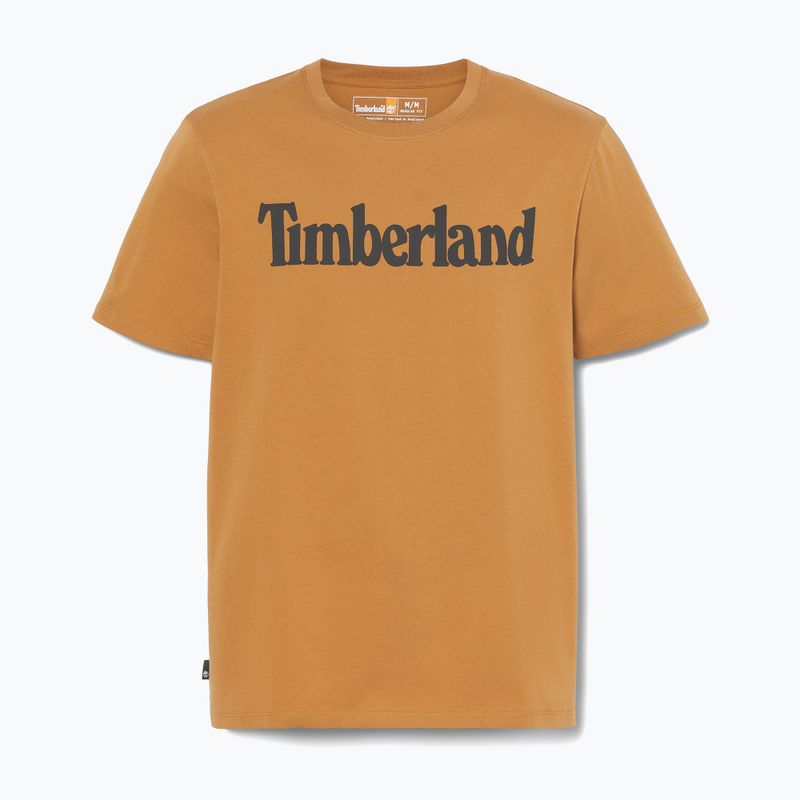 Koszulka męska Timberland Tfo Wordmark Logo wheat boot 4