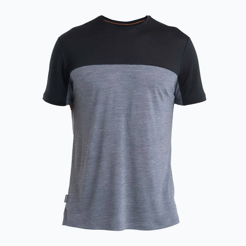 Koszulka trekkingowa męska icebreaker Merino Cool-Lite Sphere III SS Tee Colour Block graphite hthr 7