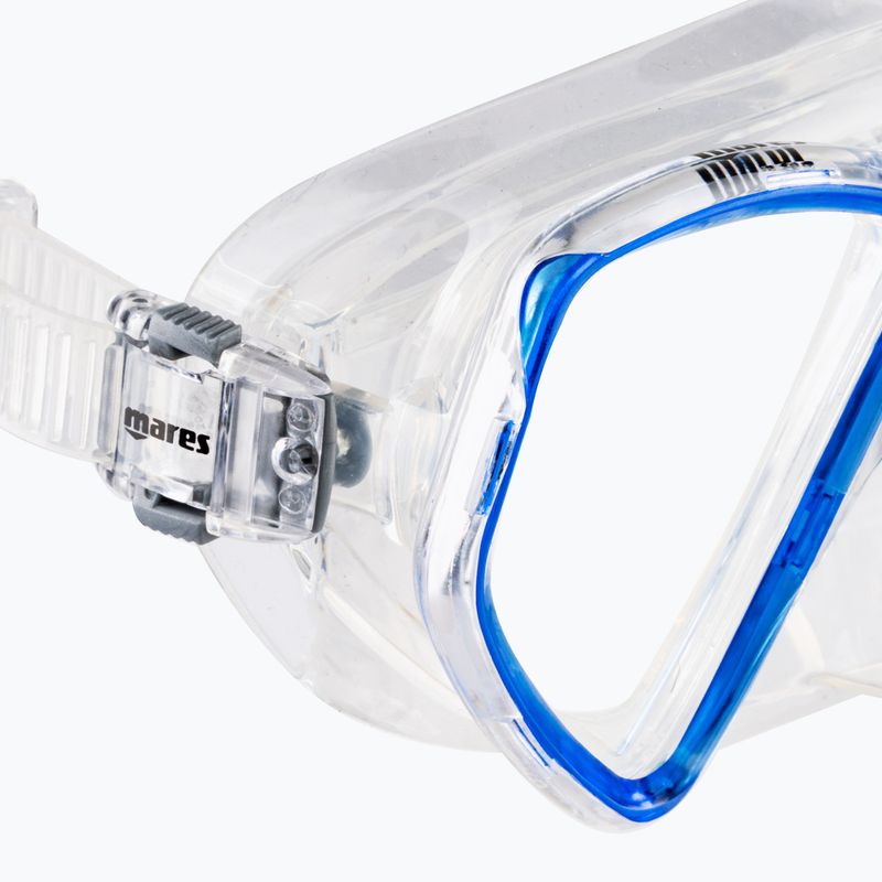 Maska do nurkowania dziecięca Mares Pirate clear/blue 8