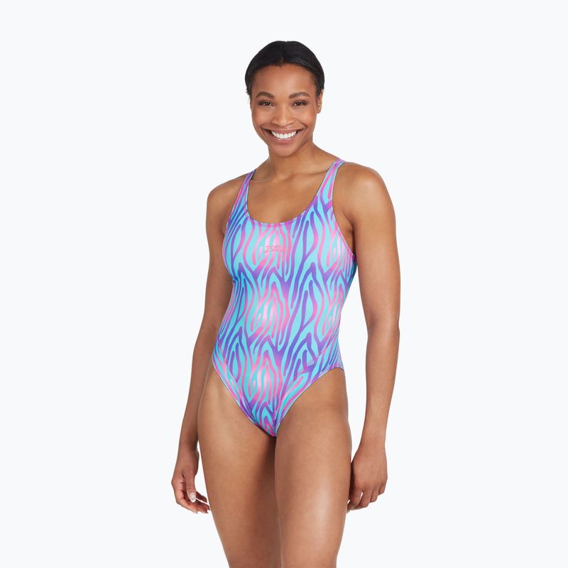 Strój pływacki jednoczęściowy damski Zoggs Swim Crazy Masterback 3