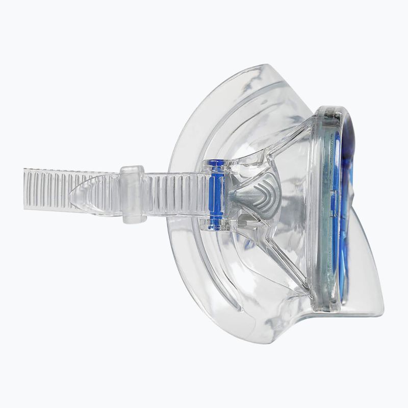 Zestaw do snorkelingu Mares Tapu blue reflex/clear 4