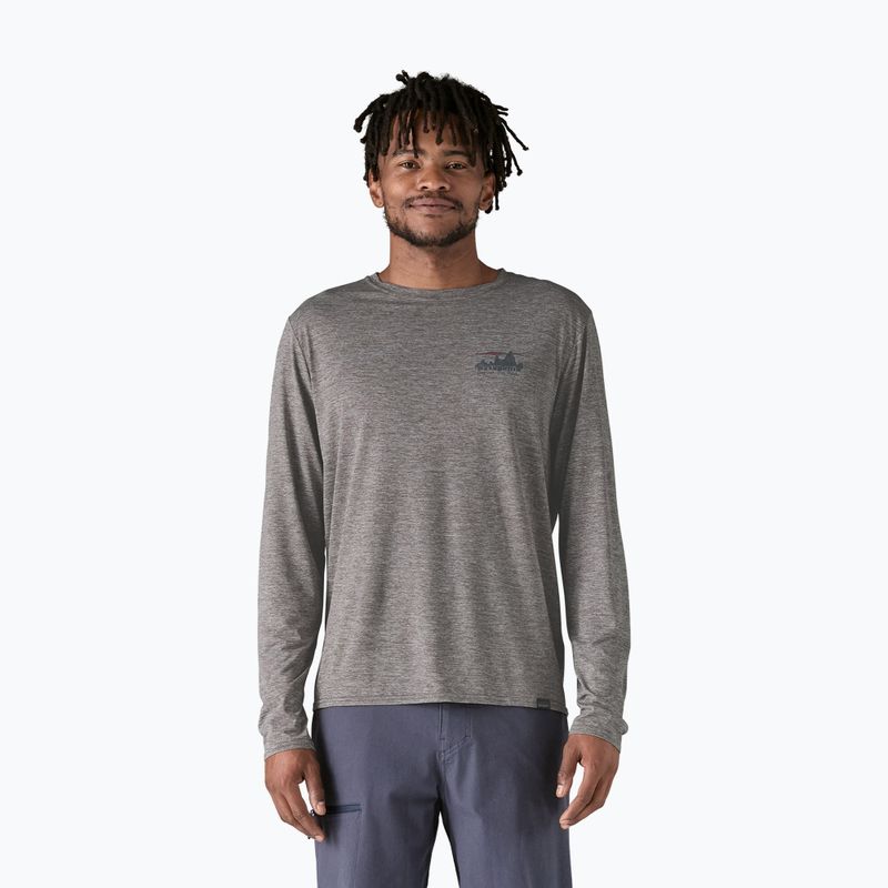 Longsleeve męski Patagonia Cap Cool Daily Graphic Shirt 73 skyline/feather grey