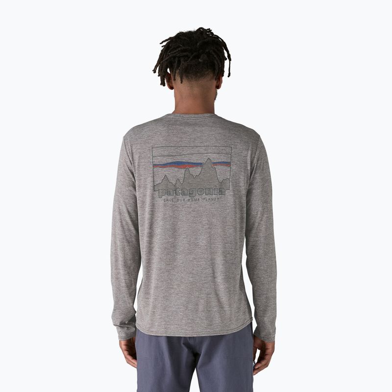 Longsleeve męski Patagonia Cap Cool Daily Graphic Shirt 73 skyline/feather grey 3