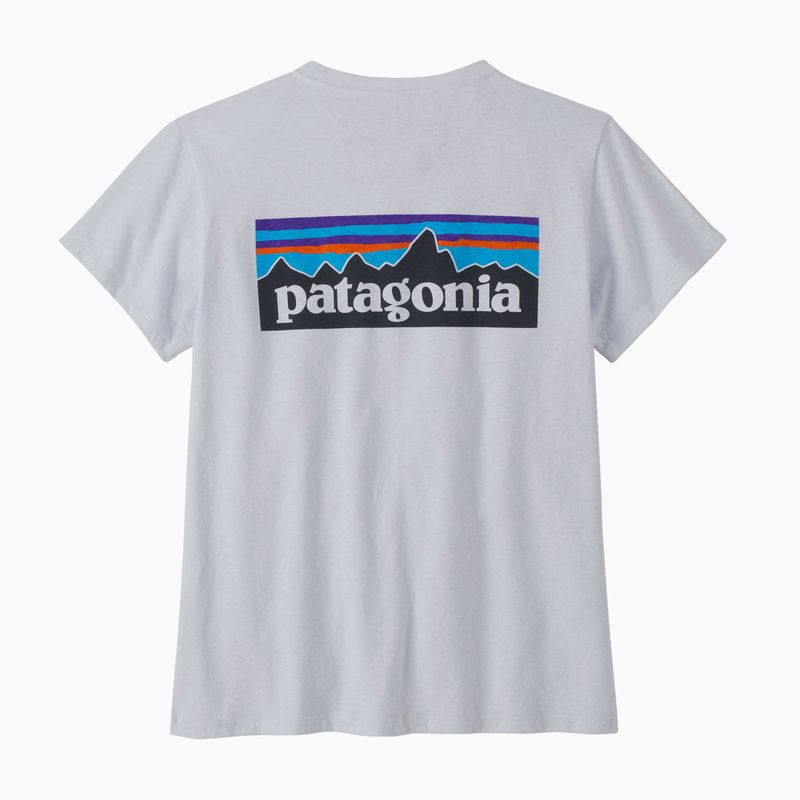 Koszulka damska Patagonia P-6 Logo Responsibili-Tee white 5