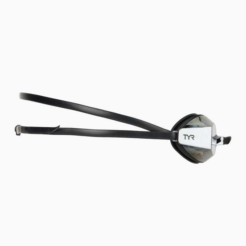 Okulary do pływania TYR Blackops 140 Ev Racing Mirrored silver/black/black 3