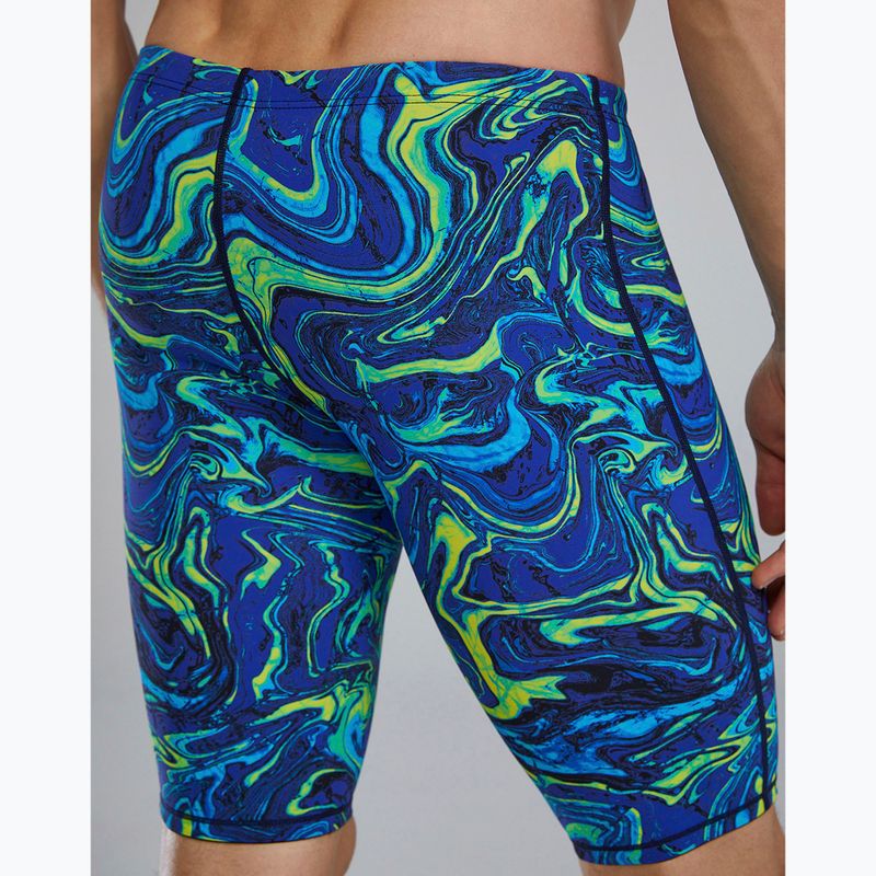 Jammery pływackie męskie TYR Thresher Jammer Hyperblitz blue/green 6