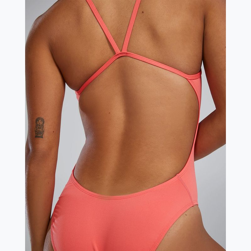 Strój pływacki jednoczęściowy damski TYR Durafast Elite Solid Cutoutfit coral 6