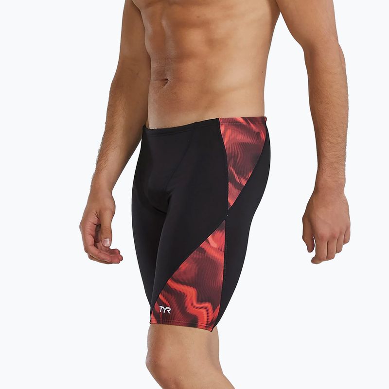 Jammery pływackie męskie TYR Durafast Elite Waveform Blade Splice red 4