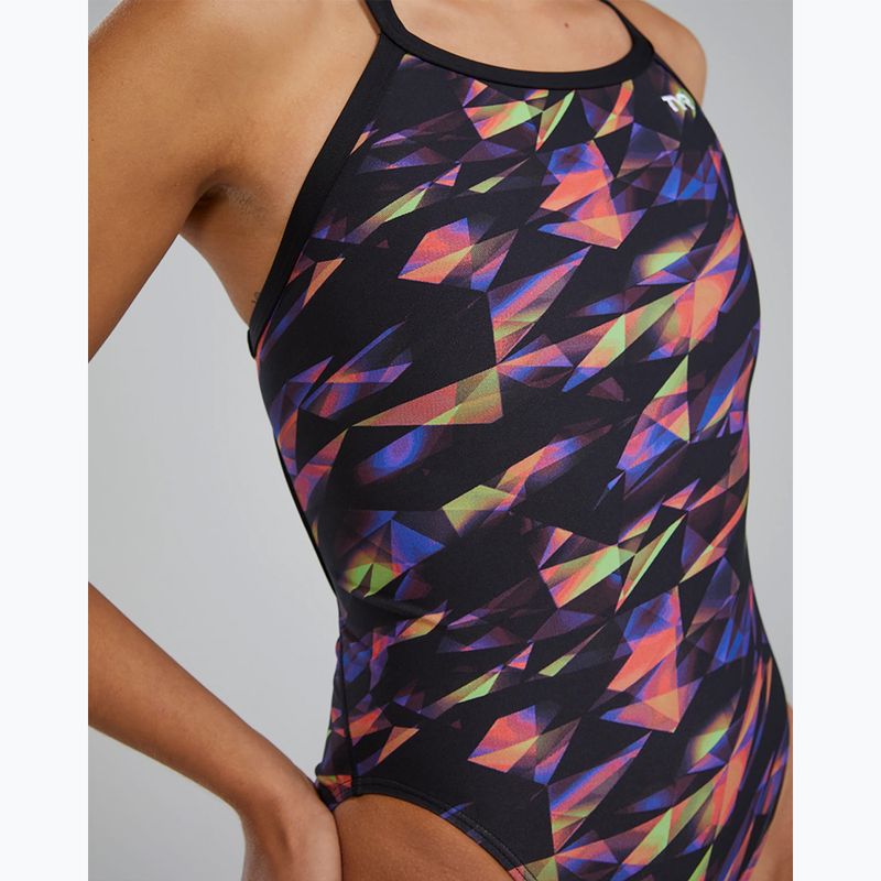 Strój pływacki jednoczęściowy damski Tyr Durafast Elite Triadic Diamondfit multicolor 6