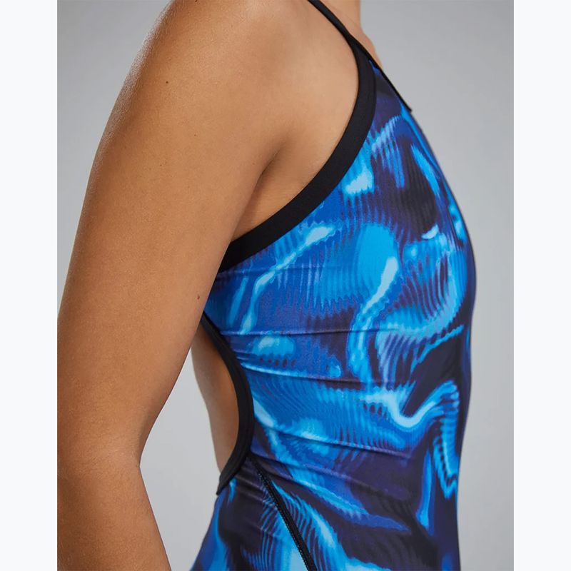 Strój pływacki jednoczęściowy damski TYR Durafast Elite Waveform Diamondfit blue 9