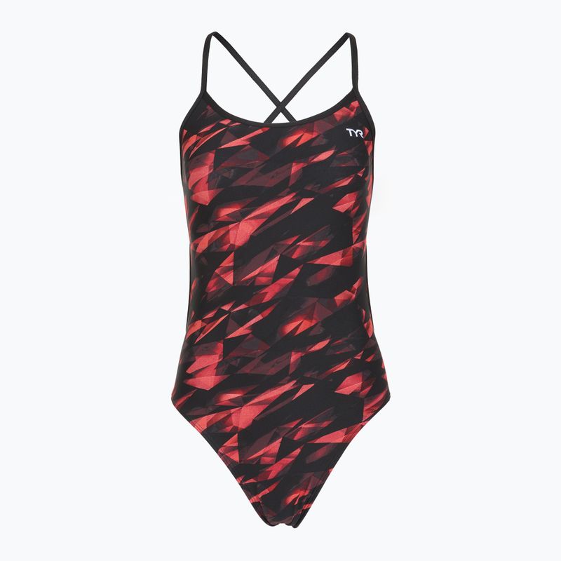 Strój pływacki jednoczęściowy damski TYR Durafast Elite Triadic Trinityfit red
