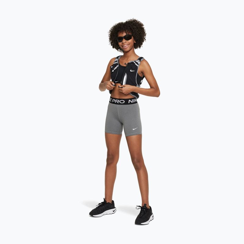 Spodenki dziecięce Nike Pro carbon heather/white 2
