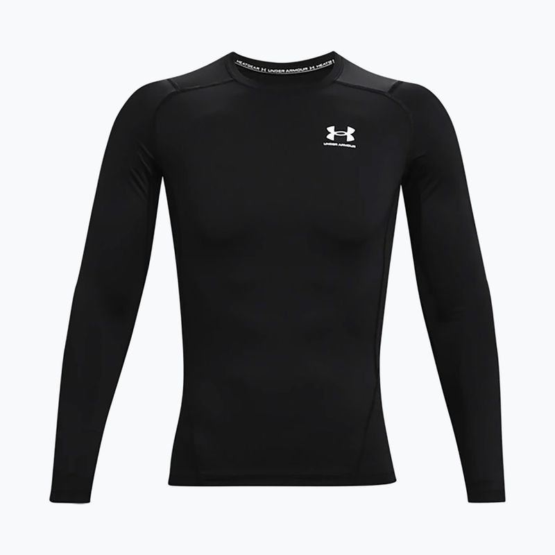 Longsleeve treningowy męski Under Armour HG Armour Comp black/white 5