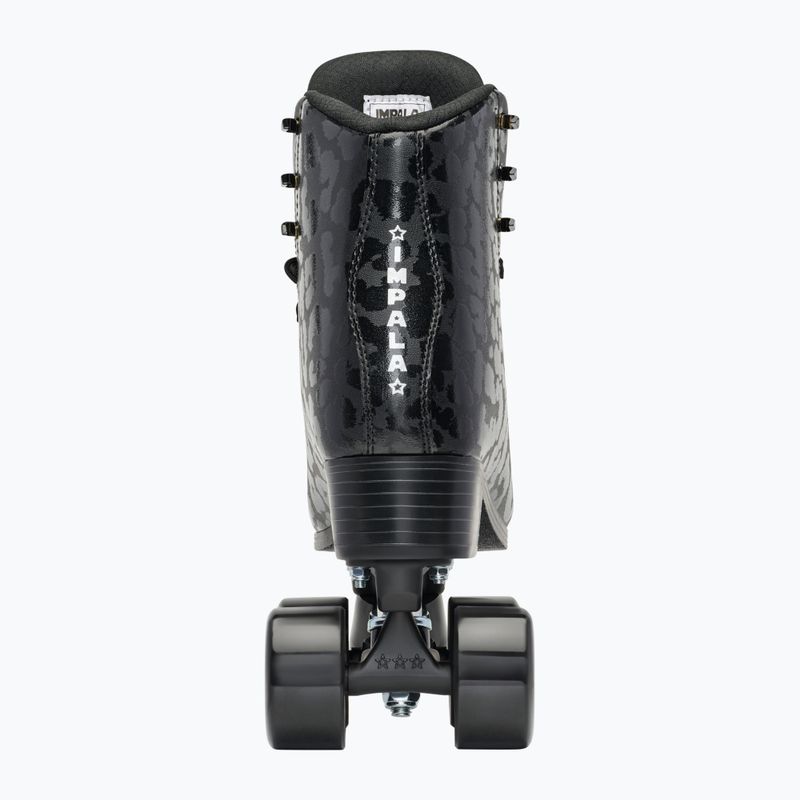 Wrotki damskie IMPALA Quad Skate black leopard 4