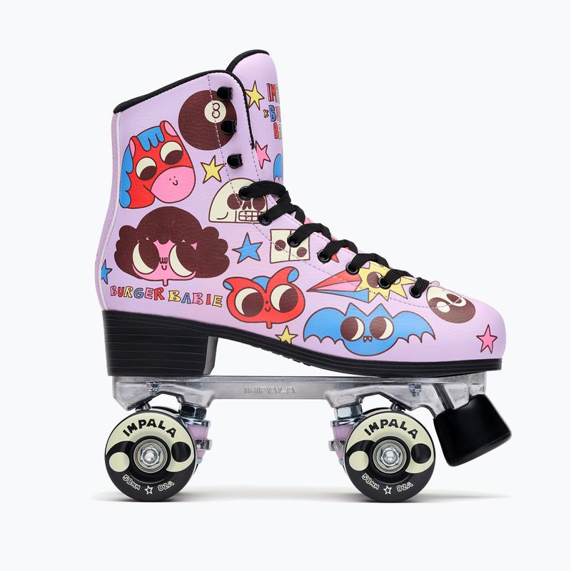 Wrotki damskie IMPALA Quad Skate burger babie 2