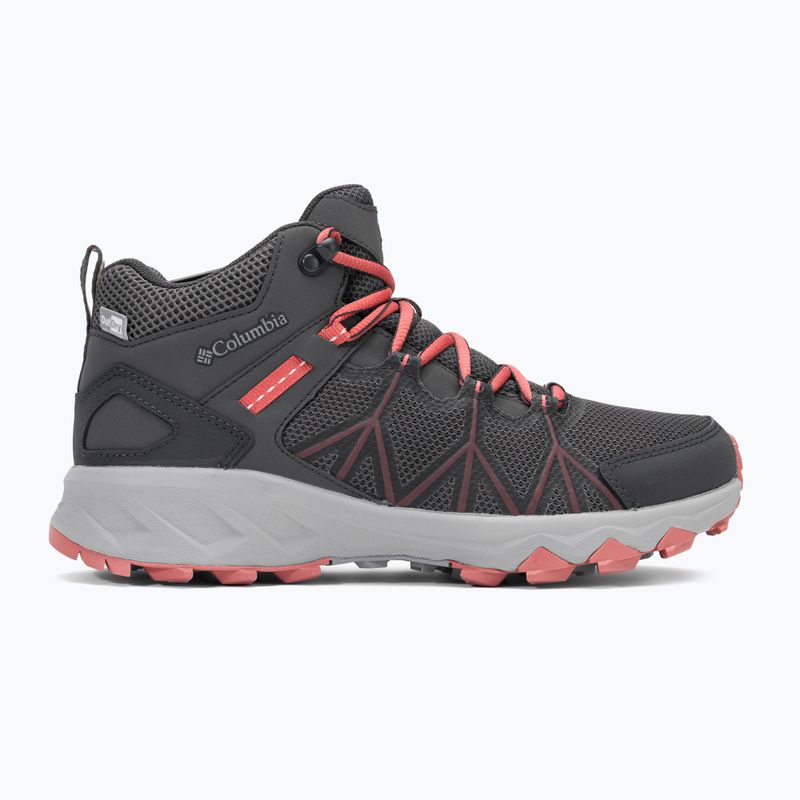 Buty trekkingowe damskie Columbia Peakfreak II Mid Outdry dark grey/dark coral 2