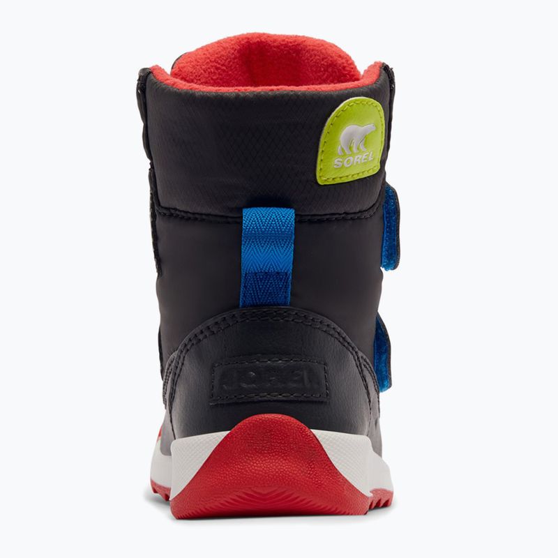 Śniegowce juniorskie Sorel Whitney II Strap Wp jet/poppy red 9