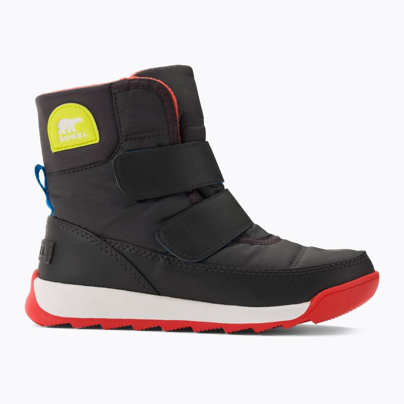 Śniegowce juniorskie Sorel Whitney II Strap Wp jet/poppy red 2