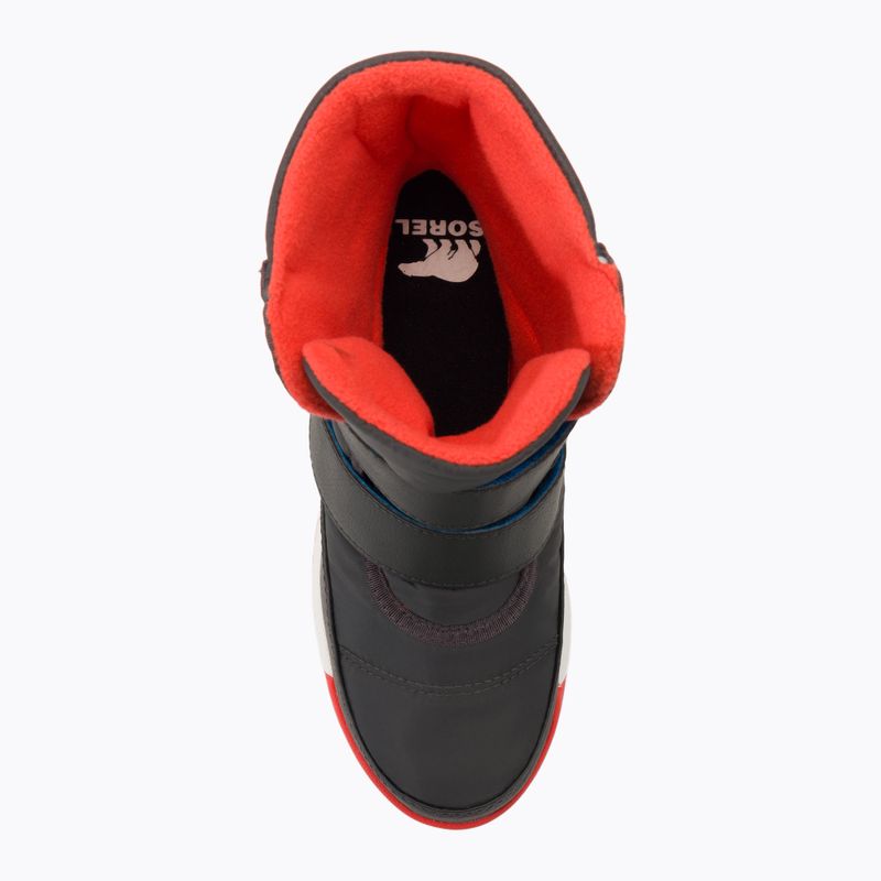 Śniegowce juniorskie Sorel Whitney II Strap Wp jet/poppy red 6